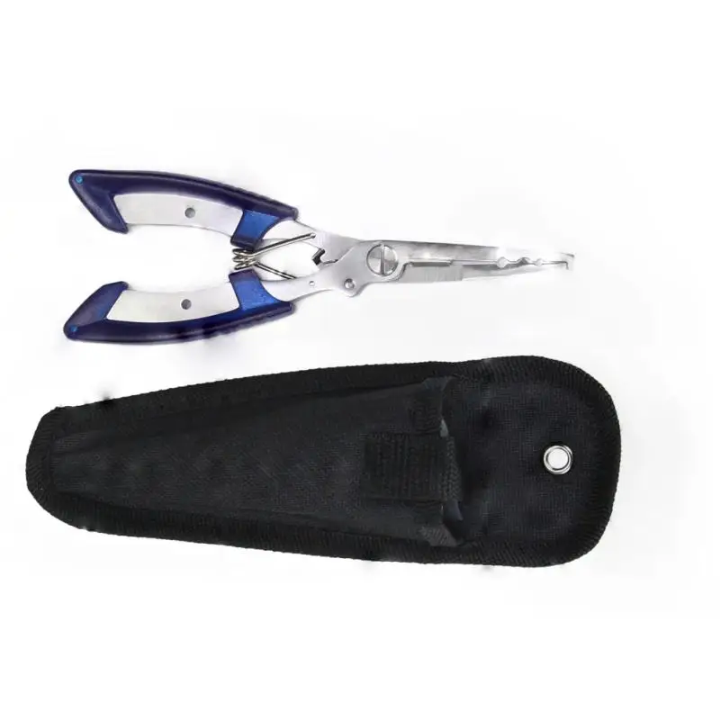 

Multifunction Wire Cutter Pliers Scissors Fishing lures Clamp Rubber Handles Tools for Cutting leaders Lines Removing Hooks P40