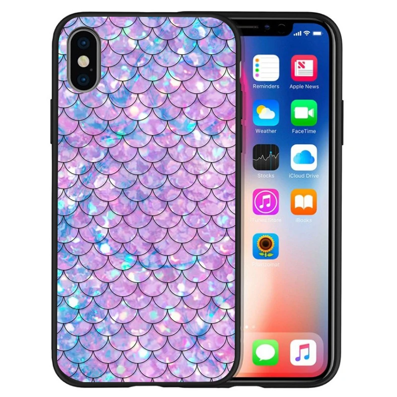 Фламинго мраморный кактус листья Роскошный чехол для телефона Funda iphone 8 7 X XS Max XR 6