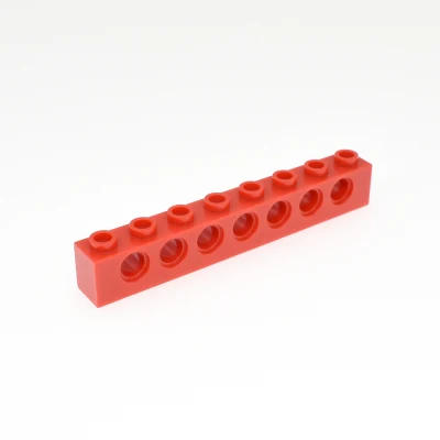 

Technic Brick 1x8 with Holes Building Blocks Parts Creative Toys Compatible LegoINGly 3702 Tehnic MOC Toys 10pcs