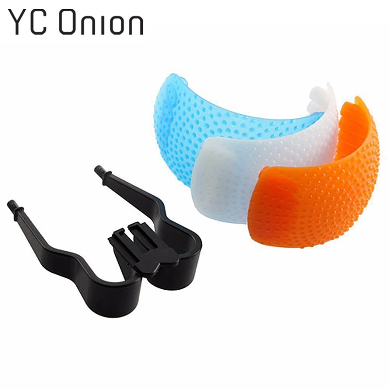 

3 Color 3 in 1 Pop-Up Flash Diffuser Cover Kit Softbox for Canon Canon Nikon Pentax Kodak DSLR SLR Flash Bounce Diffuser Cover