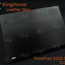 KH ноутбука углеродного волокна крокодил змеиной кожи кожаная наклейка кожного Покрова гвардии протектор для lenovo Thinkpad X220 X220i 12,5"