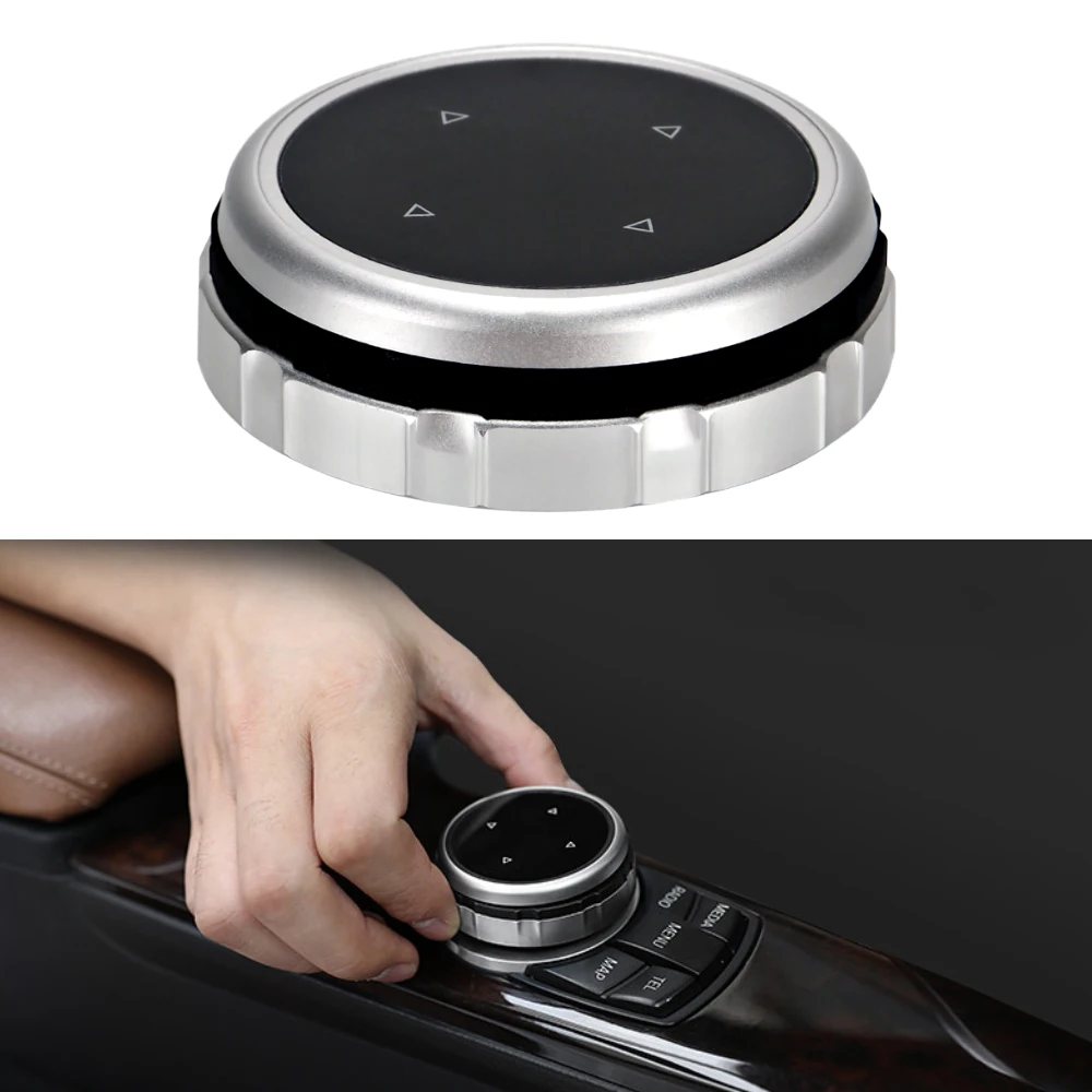 

Auto Central Control Multimedia Knob Modified Cover Stickers for BMW idrive X3 X5 E90 GT Z4 F10 F34 E84 F15 F16 Car Accessories