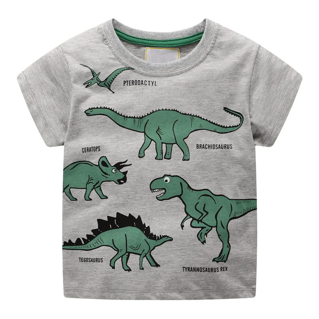 

Baby T Shirt Toddler Kids Baby Boys Clothes Short Sleeve Cartoon Pattern Tops T-Shirt Blouse Children Tops Clothes