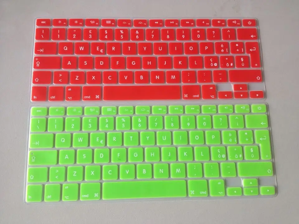 Итальянский язык итальянская силиконовая клавиатура чехол для Macbook Air 13 и Pro 15 17 с