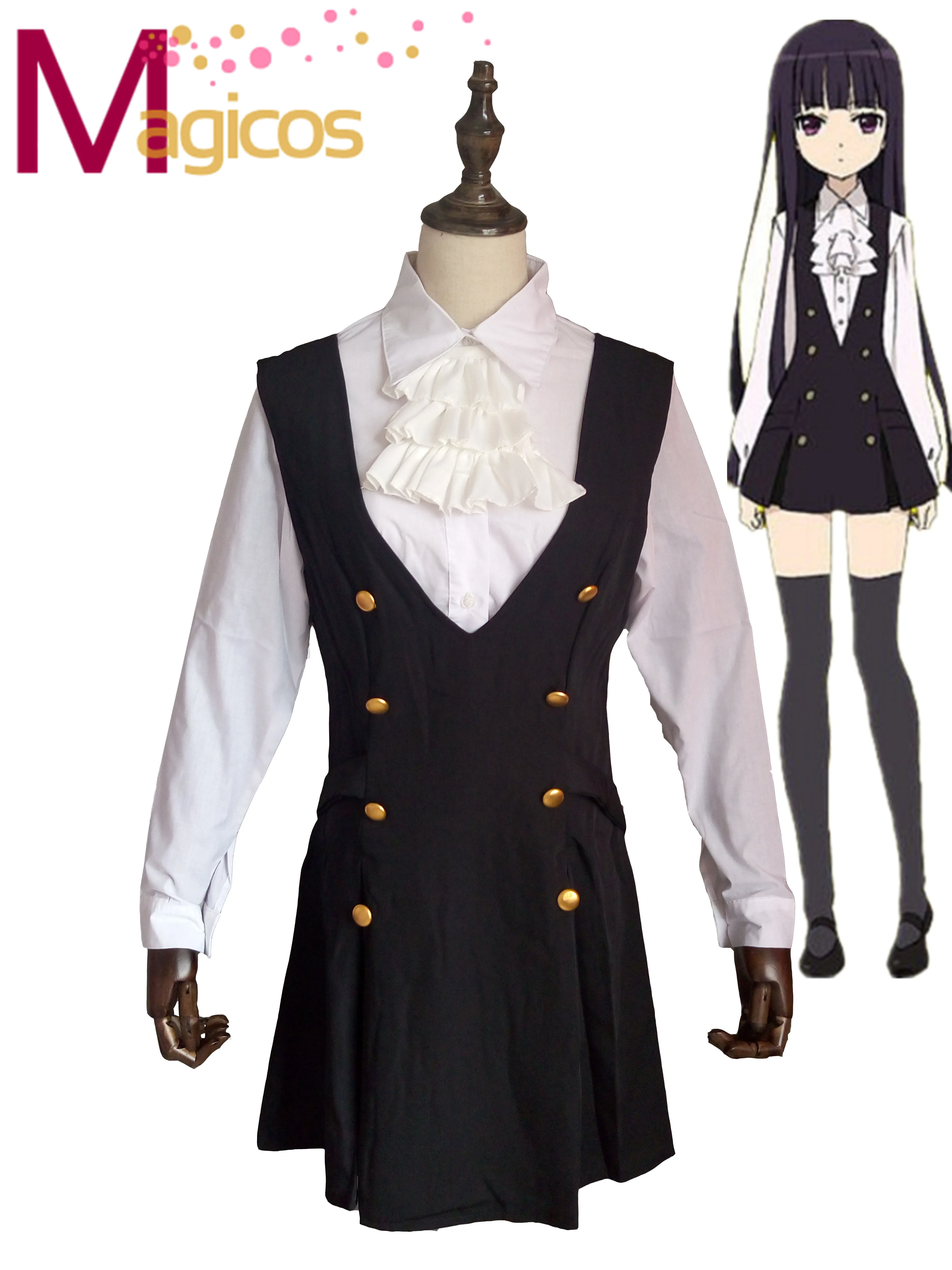 font b Anime b font Inu x Boku SS Shirakiin Ririchiyo Uniform dress Clothing font