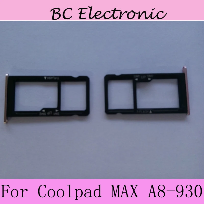 

For Coolpad MAX A8-930/MAX A8 831 Snapdragon 615 CPU sim+Micro SD Card Tray Holder Slot Socket Replacement Parts Free Shipping