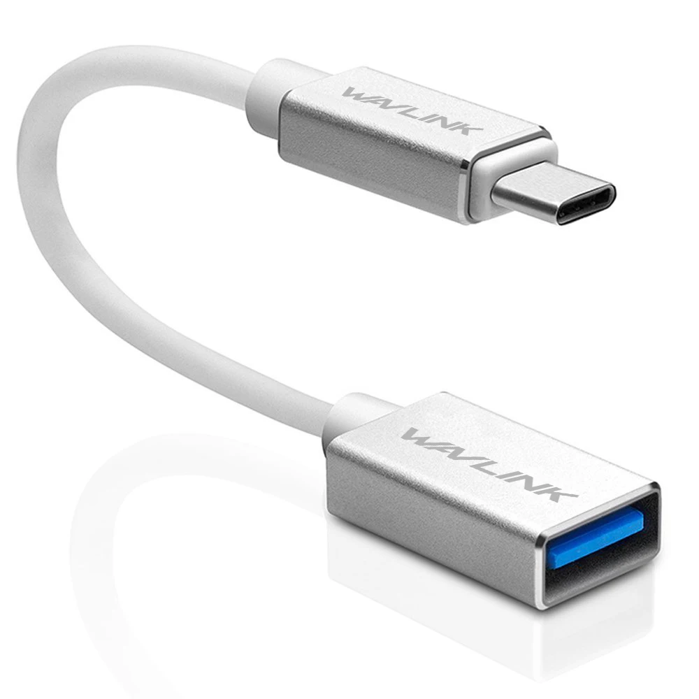 Кабель Wavlink USB Type C Mini Smart 3 1 штекер к 0 A гнездо OTG адаптер для передачи данных