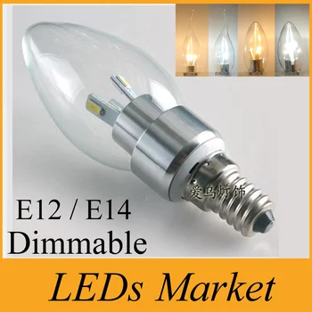 

New Arrival 5w Led Candle Light E12 E14 E27 Dimmable Led Candle Bulb Lamp for crystal lamp chandelier 110-240v Warm Cold White