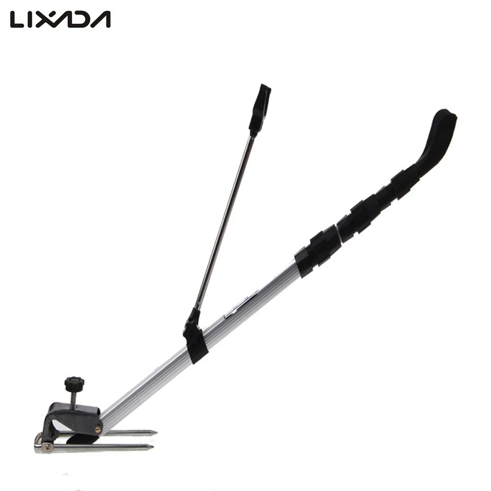 

137CM Fishing Pole Hand Rod Holder Aluminum Alloy Stand Bracket Adjustable Telescoping Fishing Tool Telescoping design tackle