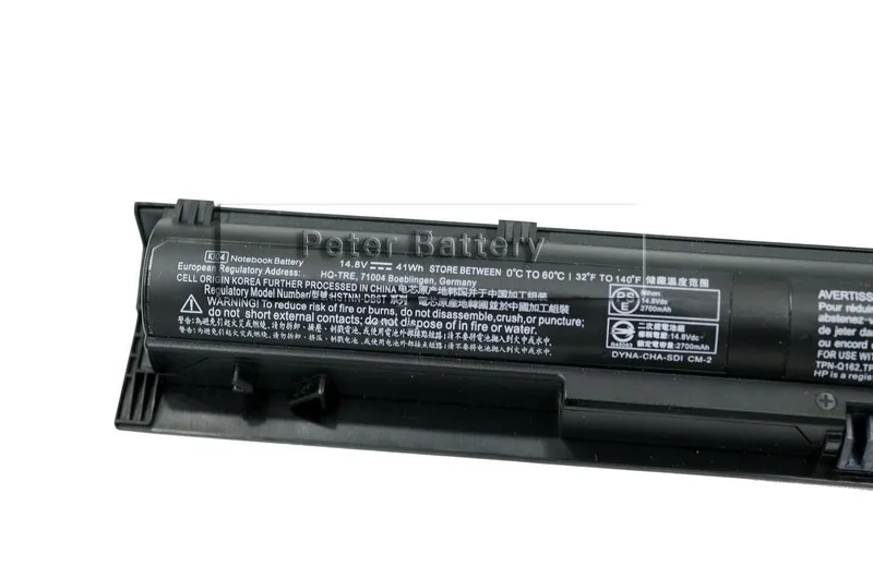 Аккумулятор JIGU для ноутбука модель 800049 001 фотосессия HP K104 KI04 N2L84AA HSTNN DB6T Star Wars Special