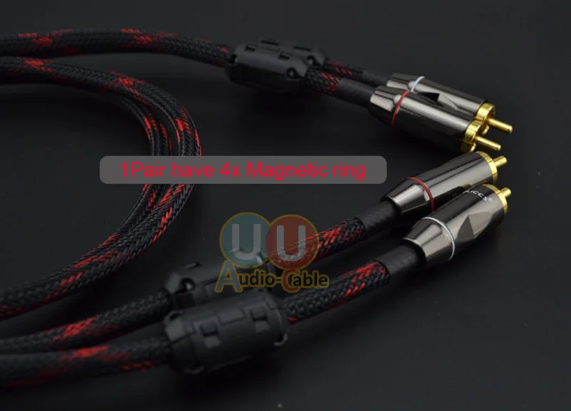 Кабель HIFI RCA SPDIF цифровой аудиокабель/утолщенный настенный кабель Budweiser + Canare L 4E6S с