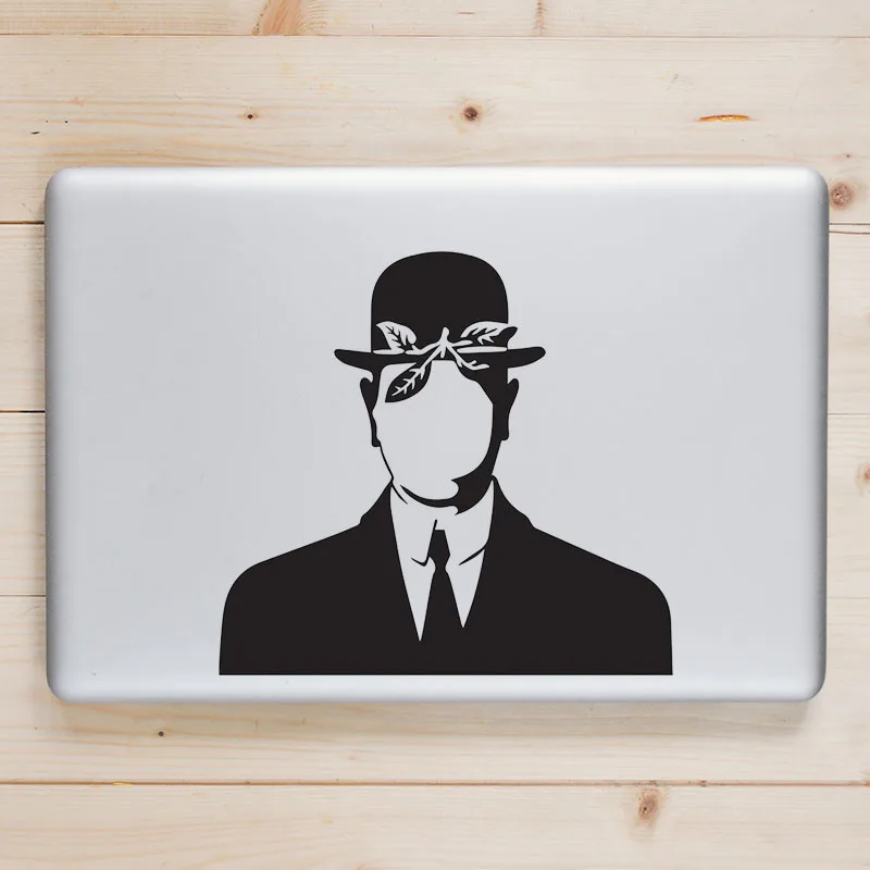 Стикер для ноутбука Magritte Son of a Man наклейка Macbook Pro Air Retina 11 12 13 14 15 дюймов стикер Dell Mac