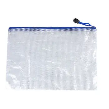 

Check Pattern A5 Paper Holder PVC Document File Folder Bag White