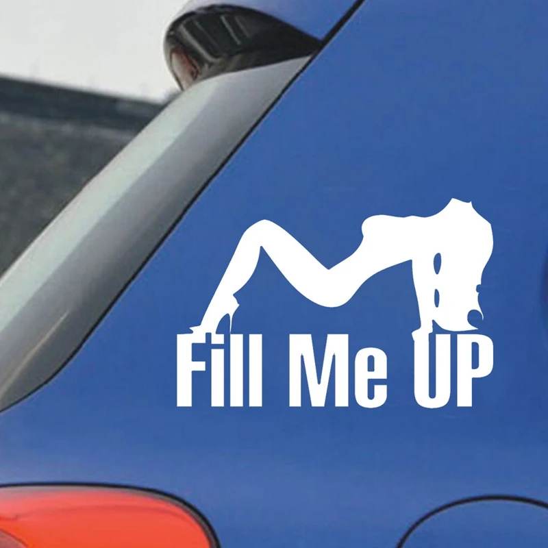 Стайлинг автомобиля забавный стикер для s Fill Me Up крышка топливного бака наклейка