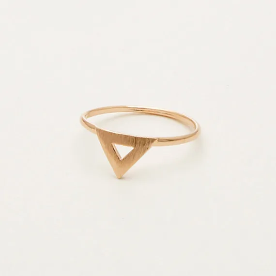 DIANSHANGKAITUOZHE подарок на день Святого Валентина изящное треугольное кольцо для мужчин ювелирные изделия золото серебро Anel кольца для женщин