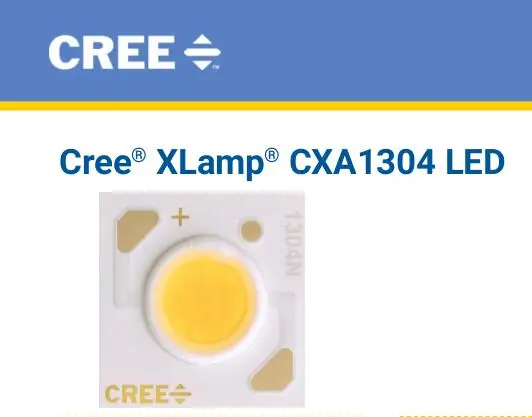 CREE XLamp CXA1304 Светодиодная лампа 3,7-10,9 Вт COB white5000k нейтральный white4000k теплый белый 3000K излучатель светильник