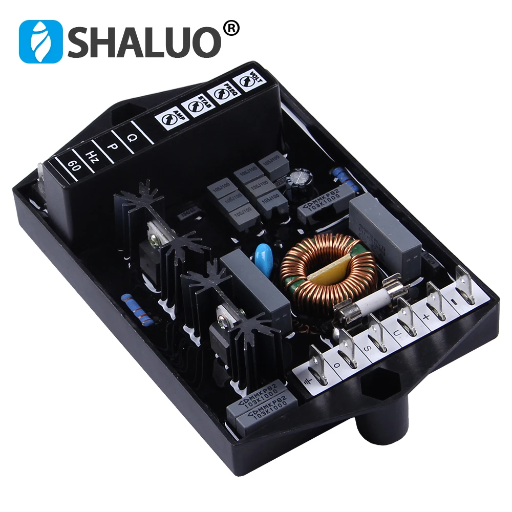 Regulador de Tensão Marelli Automático Estabilizador Elétrico 220 v Motor Ajustável Controlador Atual Trifásico ac Avr M16fa655a 5 regulator voltage