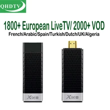 Ультра 4 K HD мини ТВ приставка на базе Android аппаратный ключ bluetooth включает 1 год французский Qhd ТВ подписки арабский голландский португальский Великобритании посылка M3U