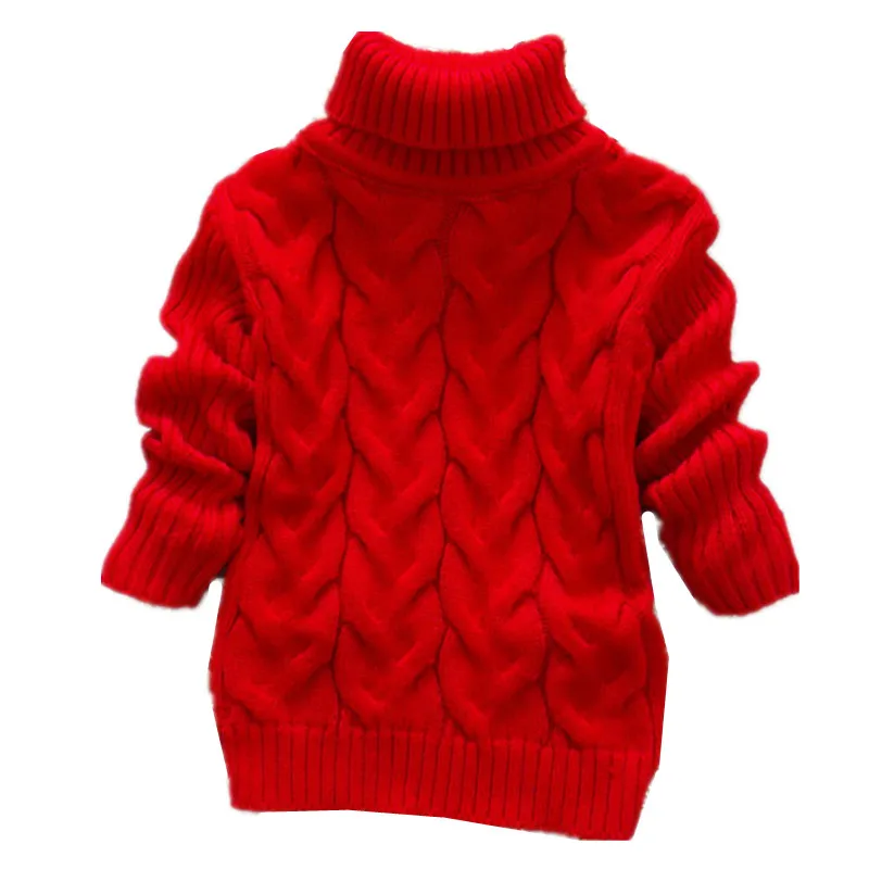 Buy 2017 Winter new children high collar sweater boys