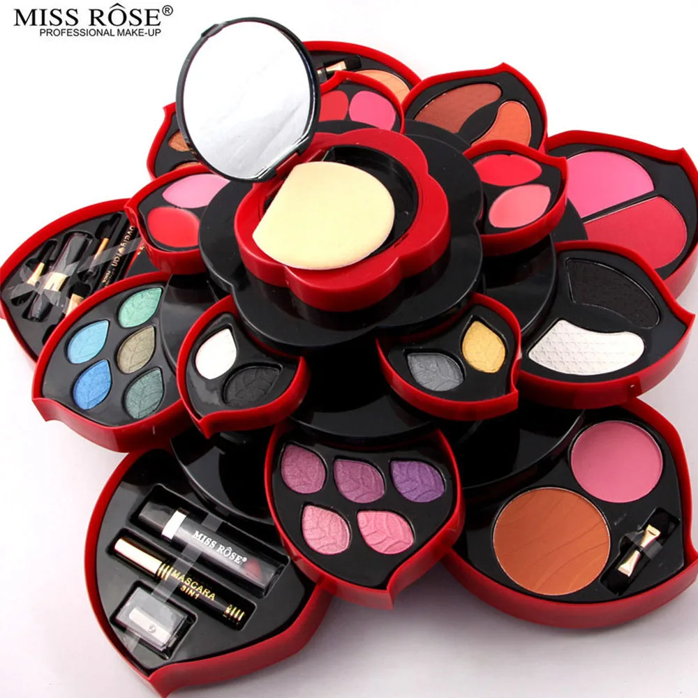 

2 Option Newest Professional 46 Full Colors Make Up Kit Blush Eyeliner Lipstick Collection MakeUp Palette 3D Collection For Gift