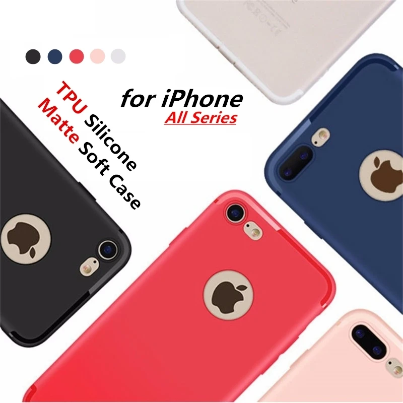 Элегантный силиконовый чехол HCCZ для Apple iPhone 7 Plus 6 6s X 5 5s SE цветной телефона