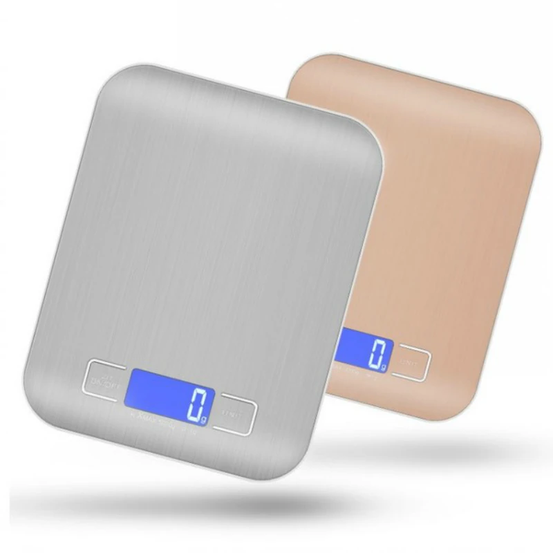 

Stainless Steel 5000g/1g 5kg Food Diet Postal Electronic Kitchen Digital Scales