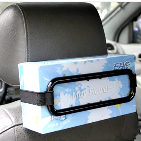 

2016 New Car Sunvisor tissue box clamp belt for Audi A4 A6 A3 A5 Q3 Q5 BMW E46 E39 E90 E36 E60 E34 E30 car styling