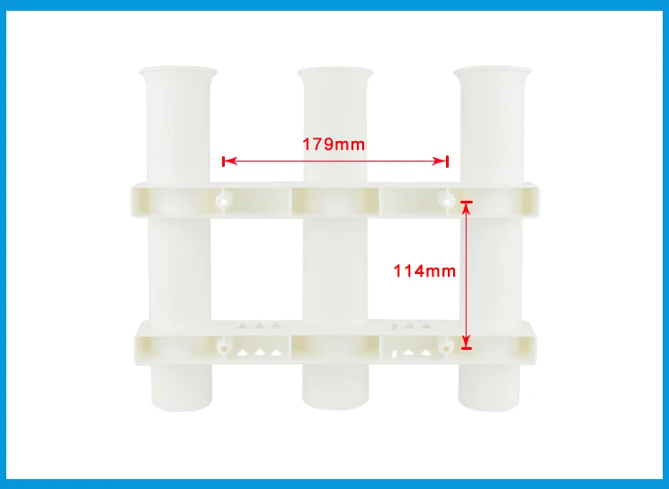 2X3 трубы ссылка белый абс пластмасса удочка держатель-насадка на розетку для лодка морской рыбалки ящик каяк лодка яхта