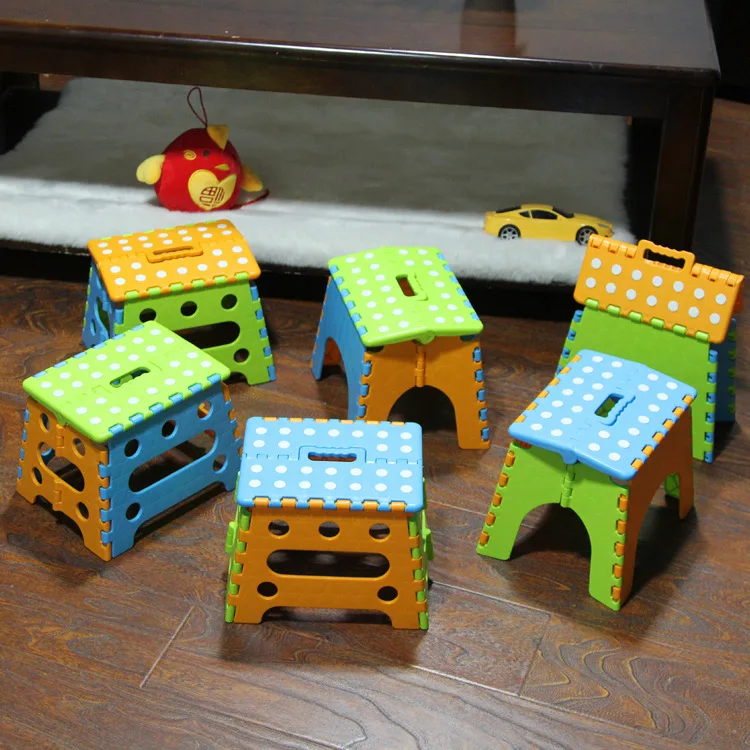 Plastic Folding Stool Bathroom Non-slip Stool Gift Kids Furniture Plastic Chairs Lovely Plastic Folding Stool Bathroom Non-slip Stool Gift Kids Furniture Plastic Chairs Lovely
