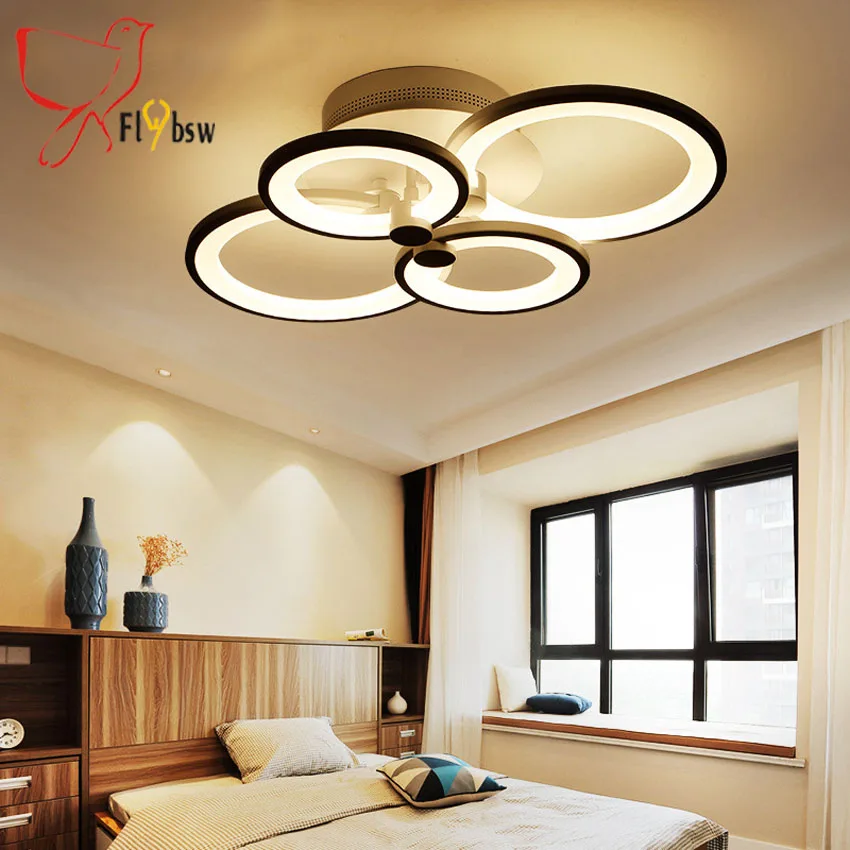 Remote Control Modern Led Ceiling Lights For Living Room Bedroom Remote Control Modern Led Ceiling Lights For Living Room Bedroom Hallway Acrylic Aluminum Body Lamp Dimmer Home Lighting Fixture In From