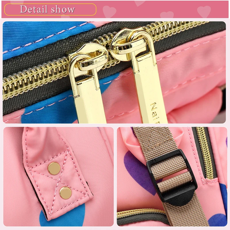Diaper Bag Mummy Maternity Travel Print Backpack Nappy Changing Bags Nursing Bag For Baby Stroller Waterproof Wet Bag Love Pack (26)