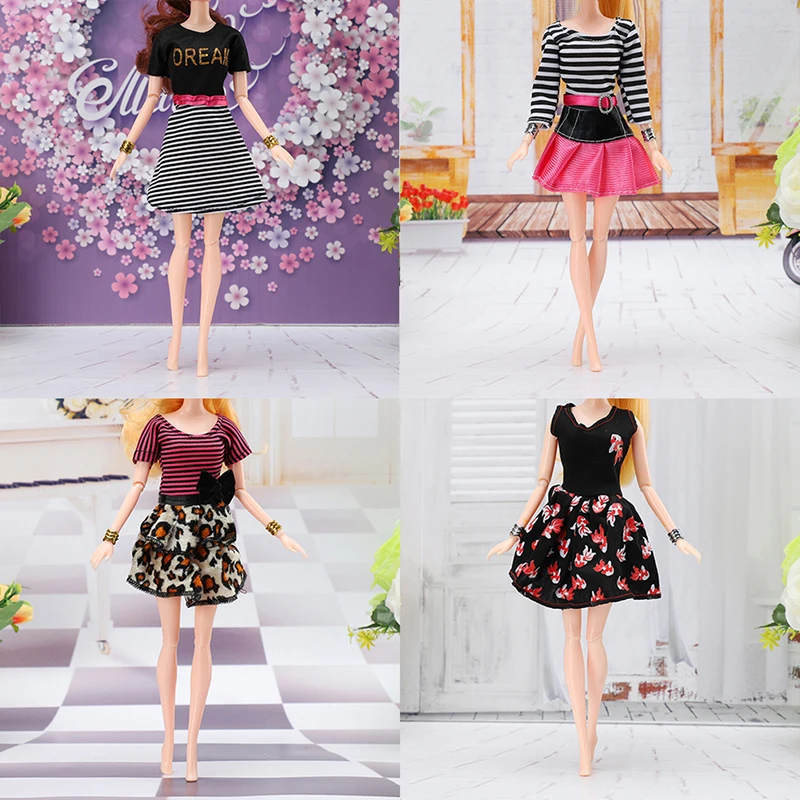 

2018 Newest Doll Outfit Beautiful Handmade Party ClothesTop Dress For Babi Noble Doll Best Child Girls'Gift Fashion