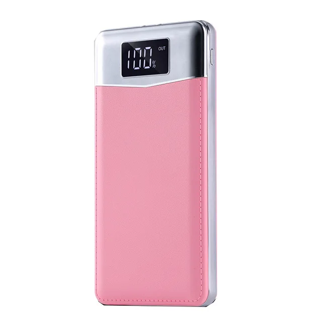 30000 мАч Внешний аккумулятор внешний два порта usb ЖК дисплей Портативное Мобильное