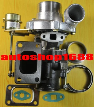 

WT3T4-1 a/r 0.60 a/r .63 2.5" v-band journal bearing oil and water cooled 300-400hp with internal-wastegate