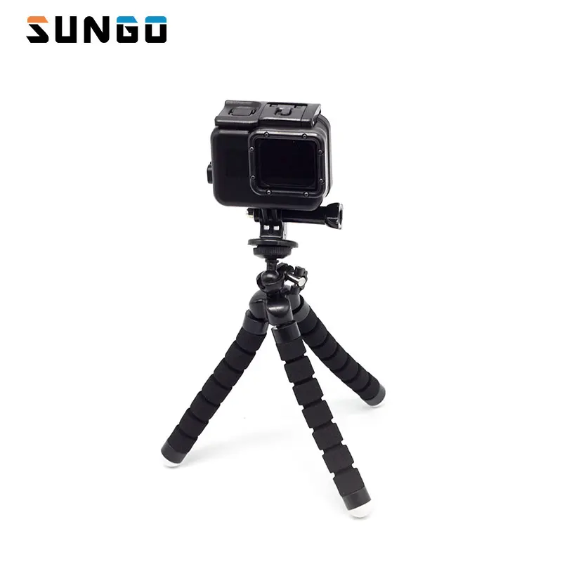 Sungo губка Гибкий штатив Осьминог с держателем для телефона Штатив xiaomi yi 4k sjcam Экшн