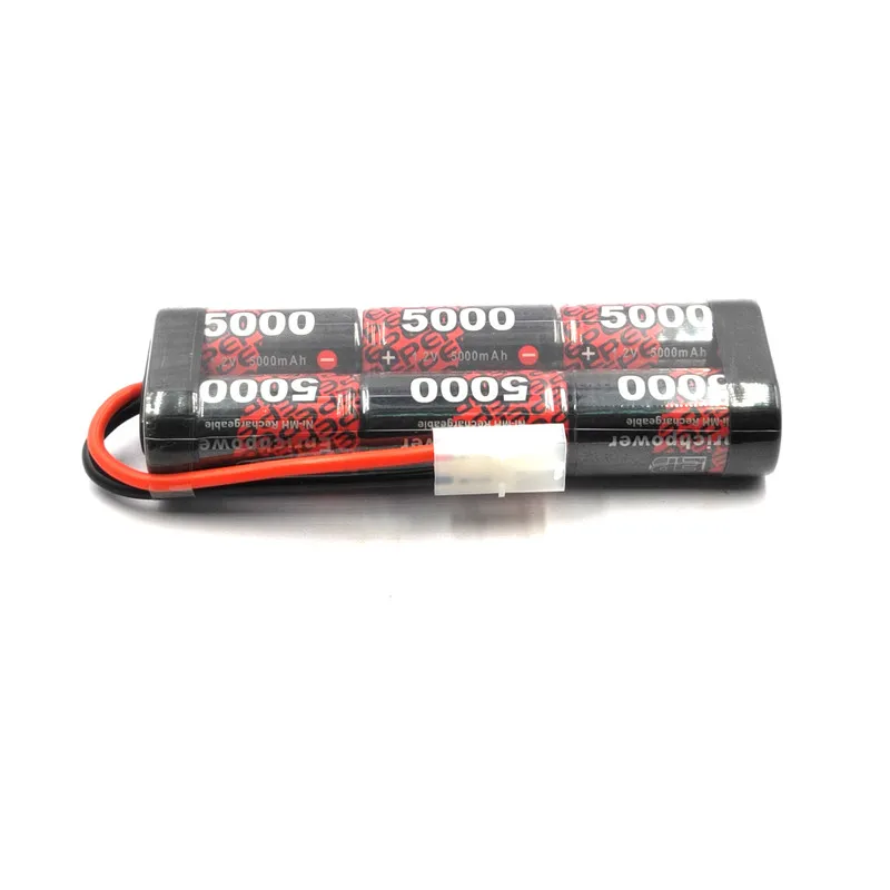 7,2 V 3000mAh 5000mAh 10C перезаряжаемый Ni-MH аккумулятор высокой мощности для RC автомобиля лодки грузовика Tamiya разъемы 1/16