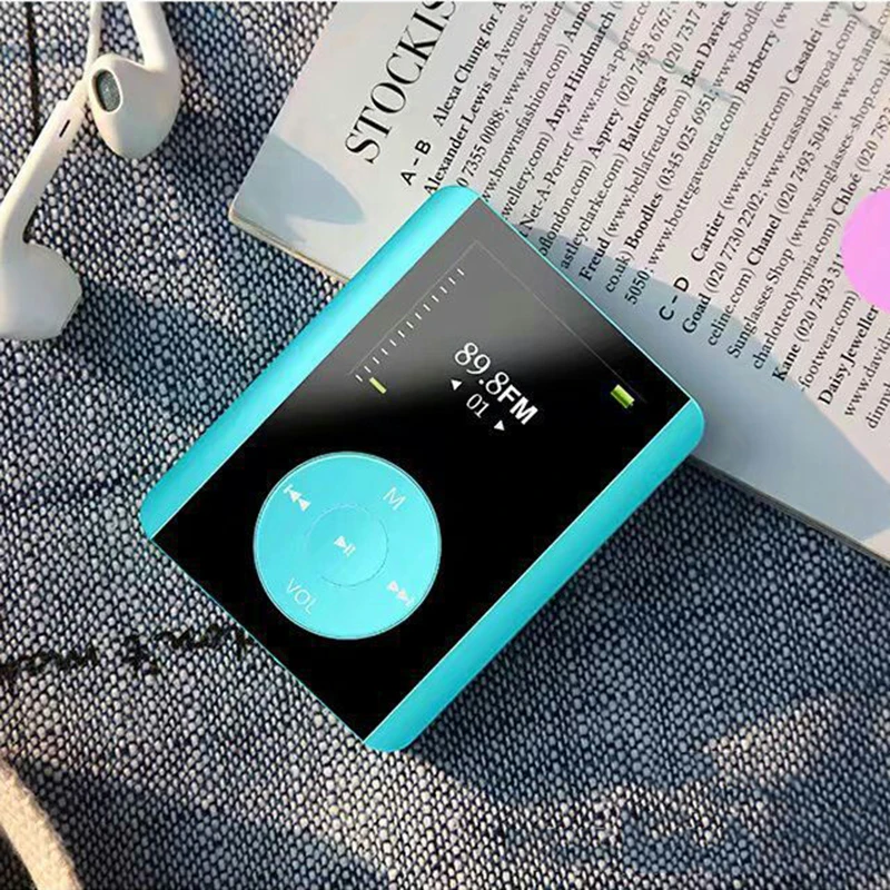 XIAOWU 2018 Новый мини мода MP3 музыкальный плеер 8 ГБ 1 &quotHiFi сенсорная кнопка Поддержка