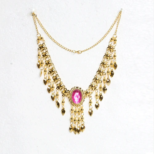 Болливудское украшение для танцев ожерелье золотое ожерелье индийские аксессуары и украшения