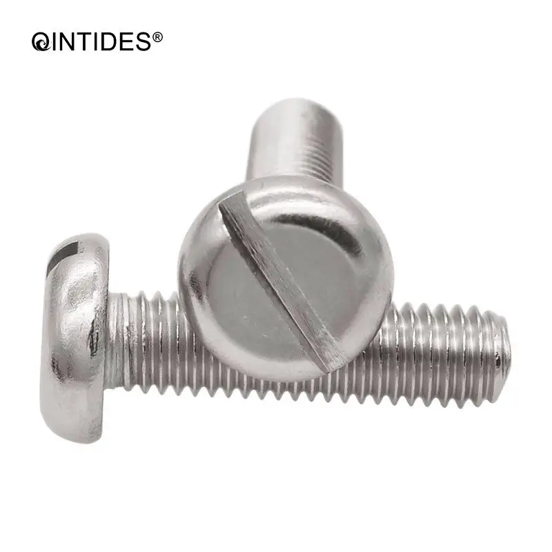 

QINTIDES M3 M4 M5 *4/5/6/8/10/14/16/18/20/22/25/30/35 Slotted pan head screws 304 stainless steel slotted screws machine screw