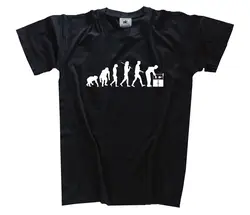 Стандартный Edition аквариумист аквариумных рыб Эволюция футболка смешные короткий рукав футболки лето Хип-хоп Повседневное хлопковые топы