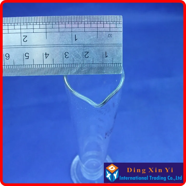 (2 pieces/lot)100ml glass measuring cylinder graduated cylinder,measuring graduates glass graduate