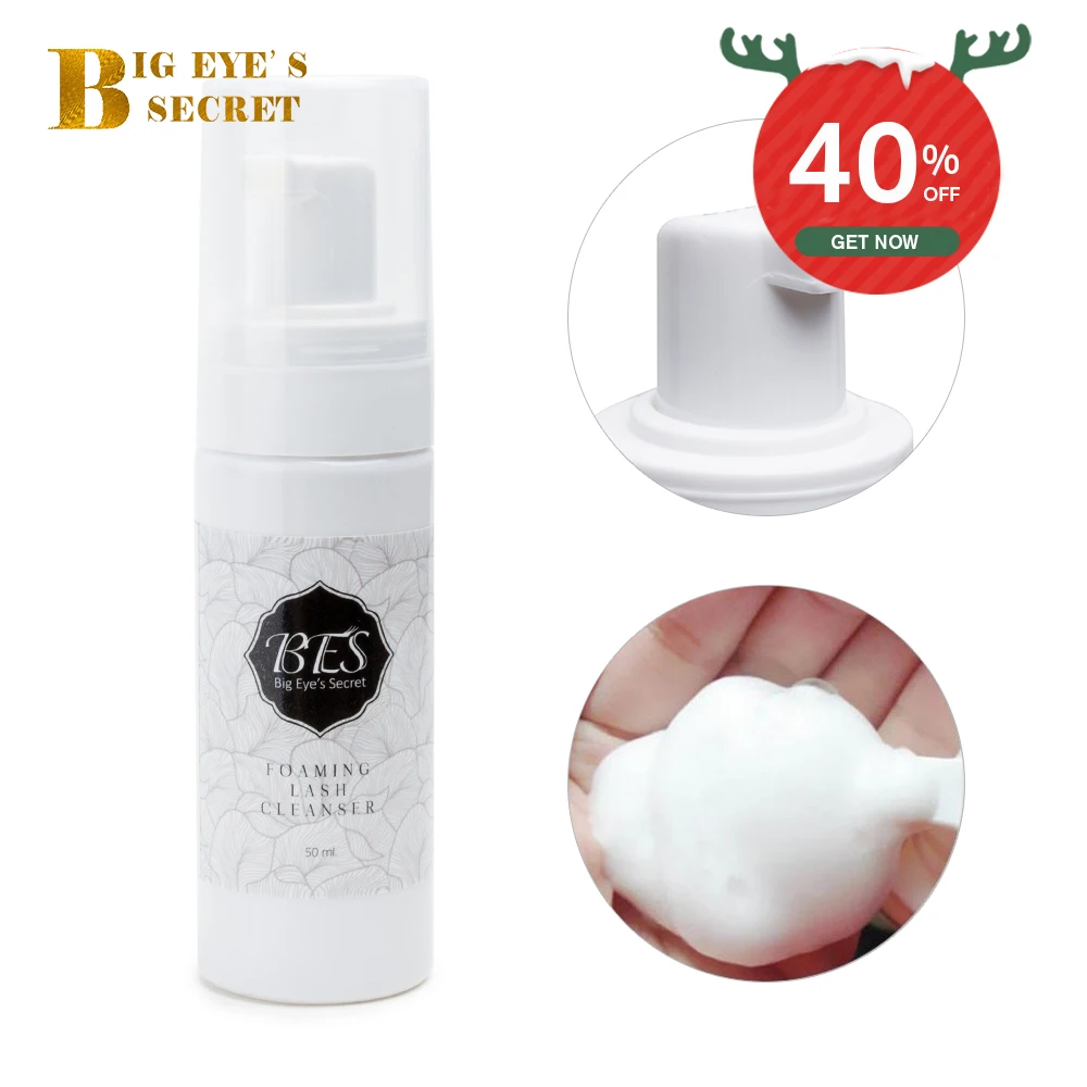 Big eye's secret 50ml Individual Eyelash Extension Cleanser Shampoo Eyelashes Detergent Makeup Tools Eye Lashes Foam | Красота и