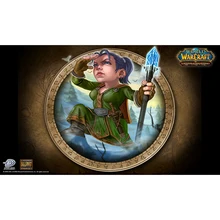 Best качество 2 мм толщиной Таблица Pad WOW символов Playmat, также может печатать индивидуальные фотографии