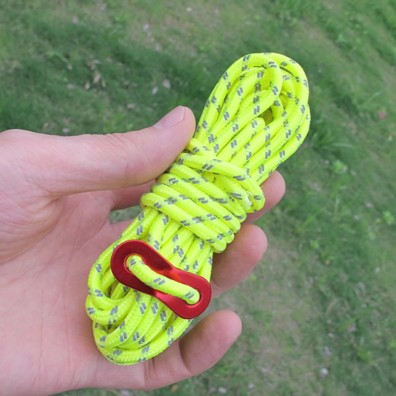 3 цвета Открытый Скалолазание Веревка 4 мм диаметр высокая прочность выживания Паракорд безопасности веревка шнур туристический аксессуар