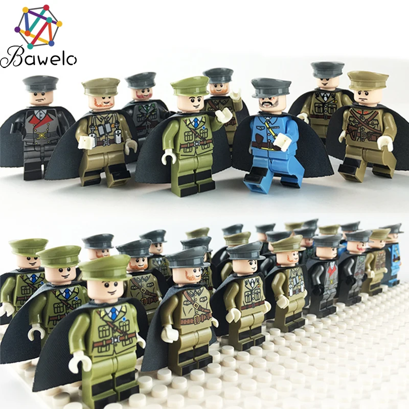 

Compatible Legoing Military World War 2 Building Blocks Germany Soldiers Army Toys set for boys WW2 Military Accessories Blocks