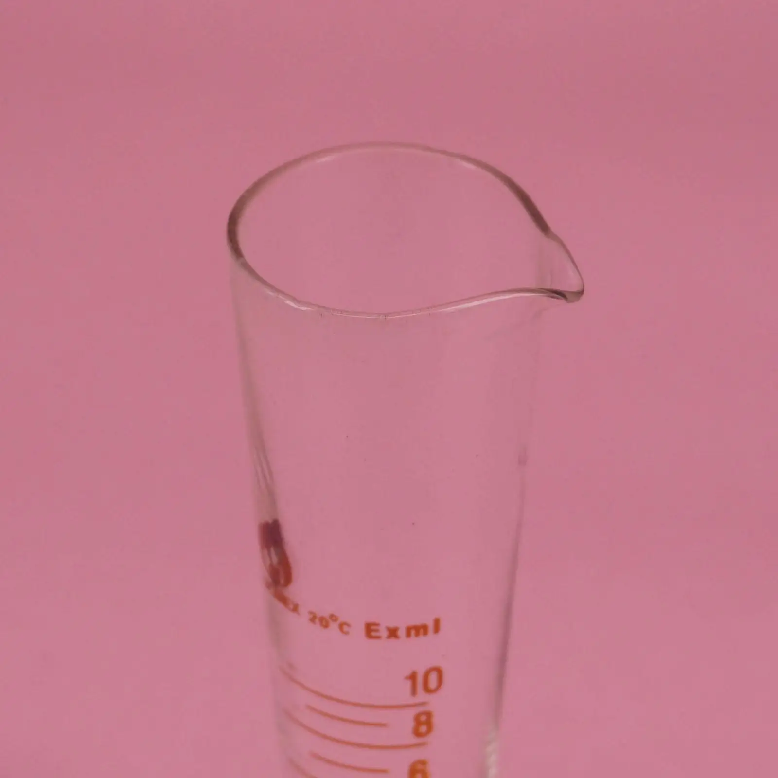 10ml Lab Glass Footed Apothecary Measuring Beaker Conical Graduated With Spout
