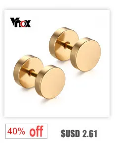 Vnox золото-цвет большой Серьги-кольца для Для женщин ювелирных изделий женский Серьги подарки на день рождения