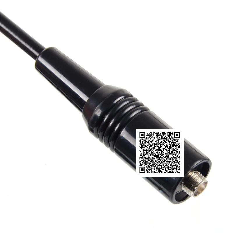 2pcs NAGOYA NA-771 Dual Wide Band VHF/UHF 144/430MHz Handheld Radio Soft Antenna SMA-F Female Black J6106A 3