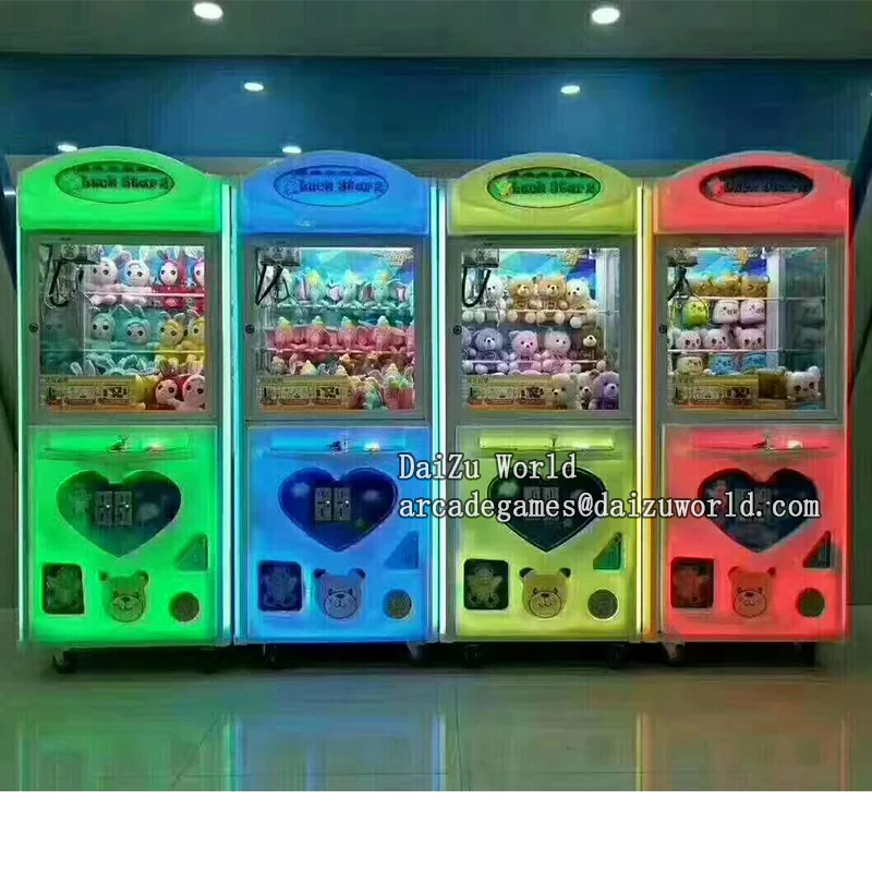 

daizu Coin Operated vending game gift game crane machine claw, Doll machine