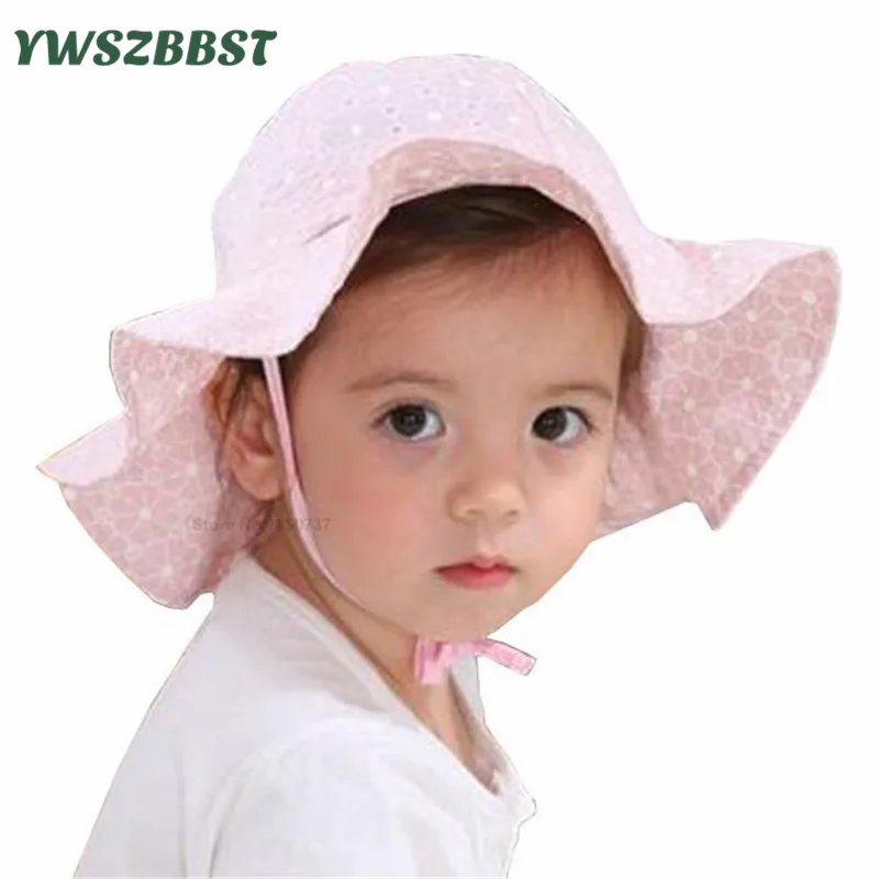 Girls Sun Hat Summer Baby Hats Flowers Sun Hats for Baby Girls Fashion